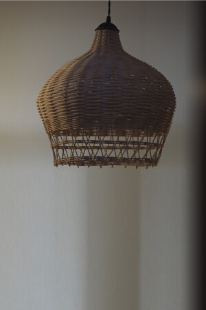 Rattan Avize Bambu Sarkıt: Genius 40x45cm rattam-0050 - 7