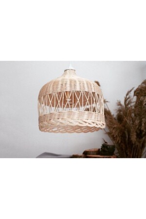 Rattan Bambu Hasır Avize Aydınlatma Sarkıt Avize Bohemavize9472693 - 2