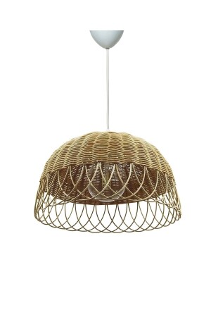 Rattan Bambu Hasır Avize cgghjjskgbfv - 4