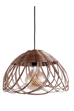 , Rattan, Bambu, Hasır Sarkıt Avize 35 Cm ISKANDINAVDEC2023007 - 6