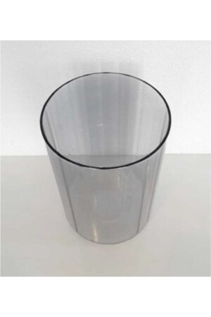 Rauchglas-Röhren-Kerzenständer, Glas-Kronleuchterglas, E27-Rohrglas (Breite 10 cm, Länge 15 cm) - 2