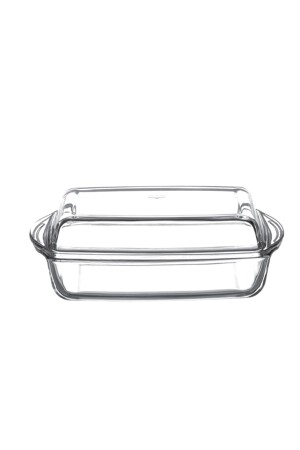 Rechteckiger Pyrex-Topf mit Deckel P59019 - 1