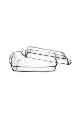 Rechteckiger Pyrex-Topf mit Glasdeckel 59009 1950 Cc - 4