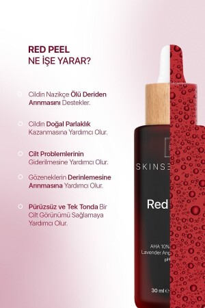 Red Peel (aha 10%- Bha 2%) Canlandırıcı Ve Cilt Tonu Eşitleyici Kırmızı Peeling Serum - 4