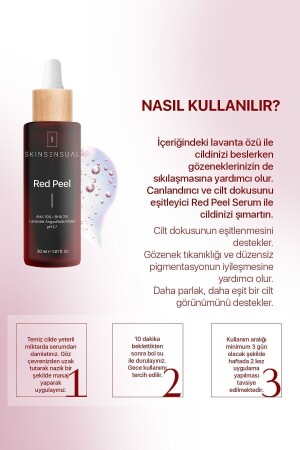 Red Peel (aha 10%- Bha 2%) Canlandırıcı Ve Cilt Tonu Eşitleyici Kırmızı Peeling Serum - 5