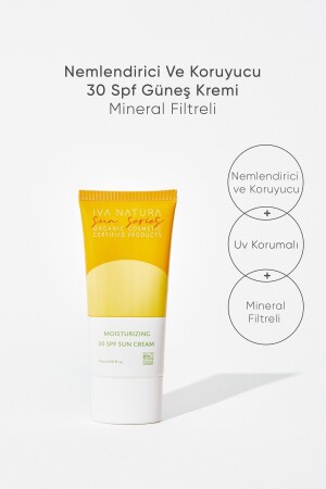 Regenerierender und Anti-Aging-Sonnenschutz mit Lichtschutzfaktor 30 und Mineralfilter, 75 ml IVN28 - 1