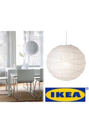 Regolit Papier Japanische Laterne Pendelleuchte Deckenleuchte 45 cm BRBN-IKEA-REGOLIT-2 - 7