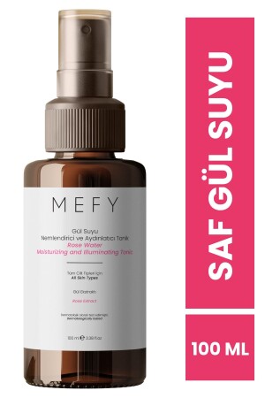 Reiner und natürlicher Rosenwasserextrakt, feuchtigkeitsspendendes und aufhellendes Tonikum, 100 ml MEFY16 - 2