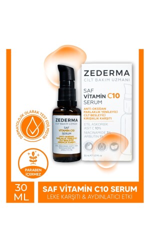 Reines Vitamin C10-Serum, strahlende Erneuerung, hautpflegend, faltenhemmend und antioxidativ - 3