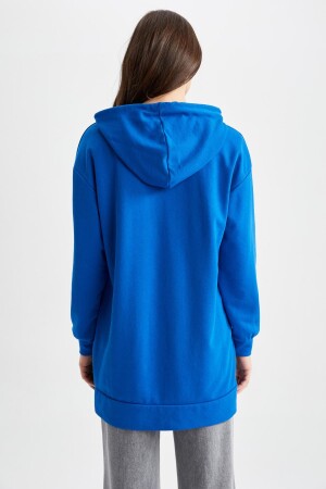 Relax Fit Kapuzen-Sweatshirt-Tunika Z2072AZ23SP - 6