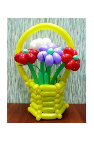 Rengarenk Sosis Balon 6 Adet 10673 - 8