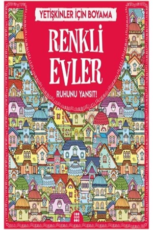 Renkli Evler - Yetişkinler Için Boyama - 1