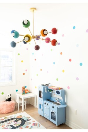 Renkli Tarz Avize Çocuk Yatak Odası Için - Colorful Style Chandelier For Children's Bedroom 301012023renkliçocukavizesiEY - 6