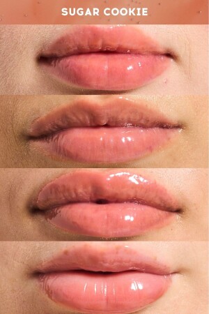 Reparierende, nährende Lippenpflege, Glanz, feuchtigkeitsspendender, beigefarbener 3-in-1-Lippenbalsam mit Keksgeschmack 403 - 9