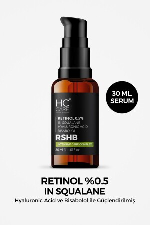 Retinol 0 %. 5 In Squalane Anti-Falten- und Anti-Aging-Hautpflegeserum 30 ml. 80265 - 2