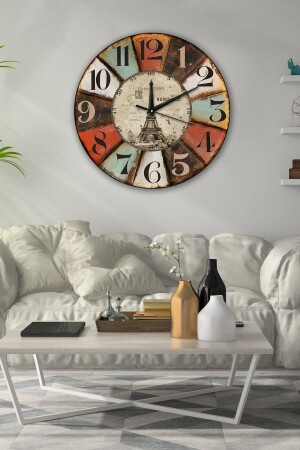 Retro-Design-Wanduhr 35x35cm - 1