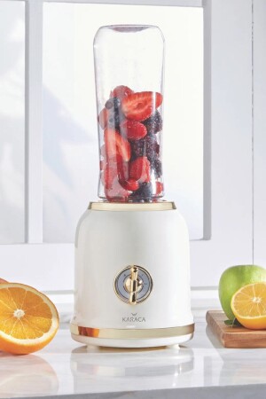 Retro Personal Smoothie Blender Cream - 3