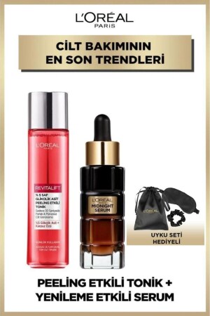 Revitalift %5 Saf Glikolik Asit Peeling Etkili Tonik & Midnight Serum 30 Ml & Uyku Seti PKTGLKLKTNKMDNGHT - 3