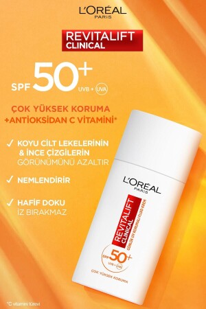 Revitalift Clinical %12 Saf C Vitamini Aydınlatıcı Serum & Spf 50- Uv Korumalı Yüz Güneş Kremi 50ml - 5