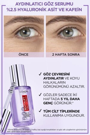 Revitalift Filler Dolgunlaştırıcı Yaşlanma Karşıtı Göz Bakım Kremi & Aydınlatıcı Göz Serumu - 7