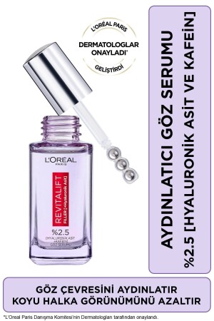 Revitalift Filler Göz Çevresini Aydınlatıcı- Koyu Halka Görünümünü Azaltan Göz Serumu 20ml - 1