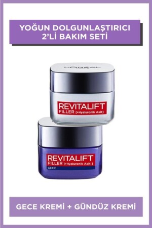 Revitalift Filler Yoğun Dolgunlaştırıcı Yaşlanma Karşıtı Gece Kremi 50ml - Gündüz Kremi 50 Ml PKTFLLDOLYGCBKGKR - 4