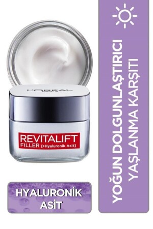 Revitalift Filler Yoğun Dolgunlaştırıcı Yaşlanma Karşıtı Gündüz Kremi 50ml - Hyaluronik Asit 3432 - 2