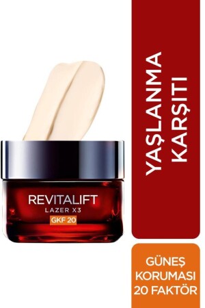 Revitalift Lazer X3 Leke ve Kırışıklık Karşıtı Bakım GKF25 SPF25 3600523456253 - 3