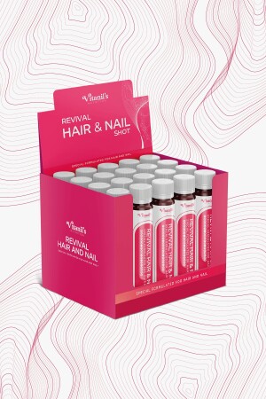 Revival Hair&Nail Shot – Haar-Vitamin-Komplex – Kollagen, Keratin, Biotin, Brennnessel, Schachtelhalm, Zink, Kupfer - 3