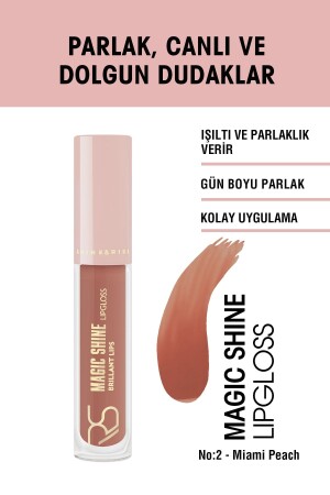 Rise And Shine Natural Shimmer Lipgloss Nr. 2 – Miami Peach - 1