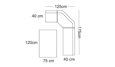 Riva Küchen-Eckset – Braun - 4