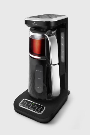 Robotea Pro Quartz 4 in 1 Konuşan Çay Makinesi Black Chrome - 5