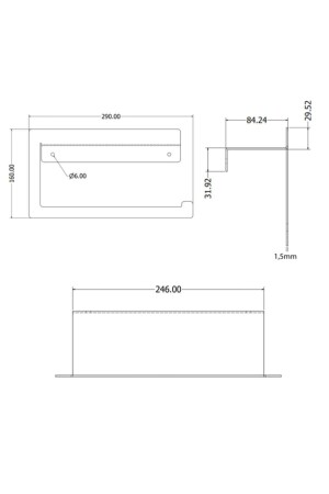 Rollenpapierhandtuchhalter, Serviettenhalter, Badezimmer-Organizer, schwarzes Papier - 5