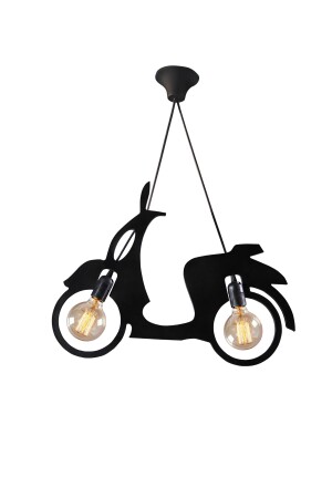 Roller Motor Fahrrad Kronleuchter Pendelleuchte Moderne rustikale dekorative Lampe Jugend- und Kinderzimmer UTM0022 - 5