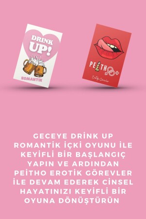 Romantik Içki Oyunu Ve Peitho Erotik Görevler Ikili Oyun Seti drinkupoyun01 - 5