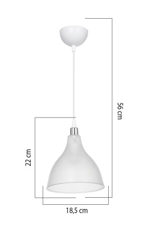 RONDA EINZELNE PENDELLEUCHTE TRANSPARENT TBS. 17601 - 2