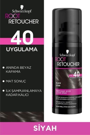 Root Retoucher Beyazları Anında Kapatan Sprey Boya Siyah 120 ML 2376829 - 2