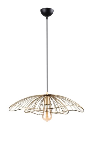 Root Special Design Moderne Draht-Pendelleuchte, goldener Kronleuchter - 4