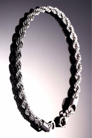 Rope Twist Herren-Edelstahlarmband mit Aufdruck Nck15 - 2