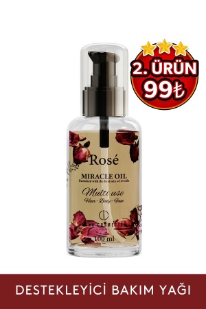 Rose Multi Oil – Miraculous Rose Extract Feuchtigkeitsspendendes, gegen Hautunreinheiten wirkendes, strahlendes Körperöl RMO. - 3