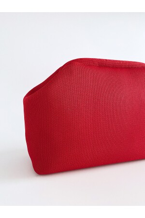 Rote Clutch-Handtasche für Damen - 4