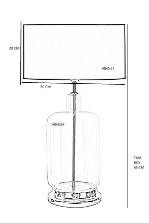 Rouen Gold Base Modern Special Design Glass Lampshade Cream Wawe Patterned GLROU05 - 5