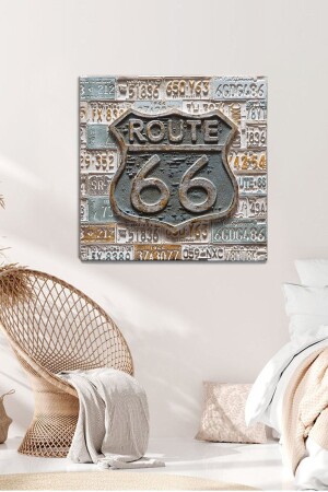 Route 66 Kanvas Tablo 100x100 Cm RTE66012 - 2