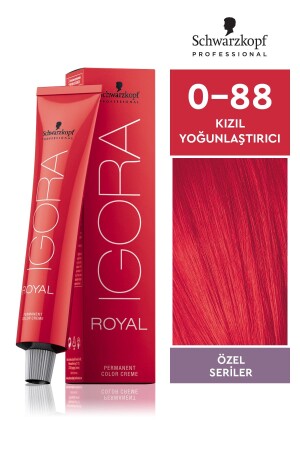 Royal 0-88 Rot intensivierende Haarfarbe 60 ml - 3