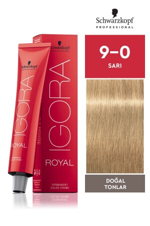 Royal 9-0 Oxidationsmittelfreies blondes Haarfärbemittel (MO/21 PRODUKTIONSDATUM) - 2