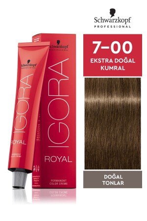 Royal Doğal Tonlar 7-00 Ekstra Doğal Kumral Saç Boyası 60ml - 3