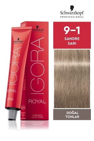 Royal Doğal Tonlar 9-1 Sandre Sarı Saç Boyası 60ml - 2