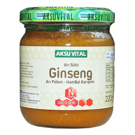 Royal Jelly Ginseng Pollen Honig Mix 220 Gr - 3