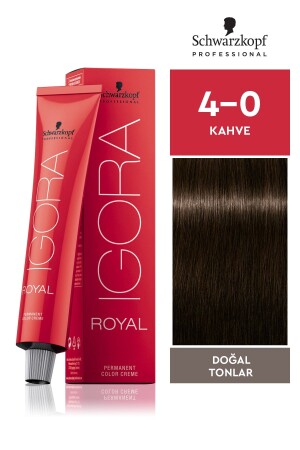 Royal Natural Tones 4-0 Braune Haarfarbe 60 ml - 2