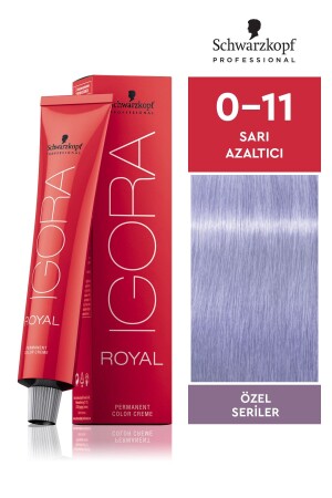 Royal Özel Seriler 0-11 Sarı Azaltıcı Saç Boyası 60ml - 2